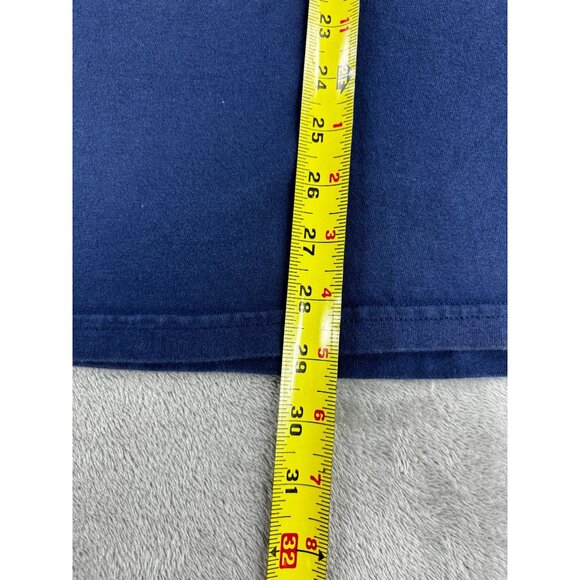 2003 Harley Davidson Las Vegas T-Shirt Blue Size L Bar Shield  Chrome USA - Picture 10 of 12